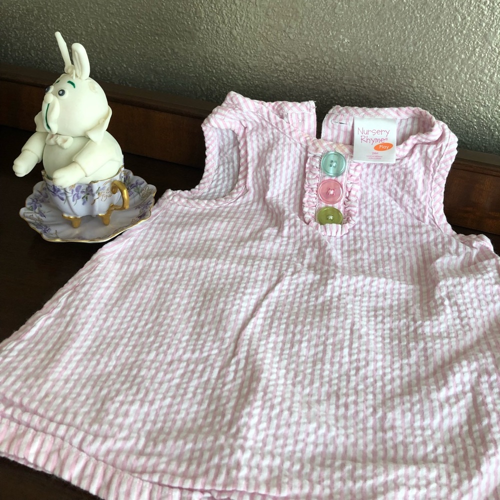Nursery Rhymes Seersucker Toddler shirt